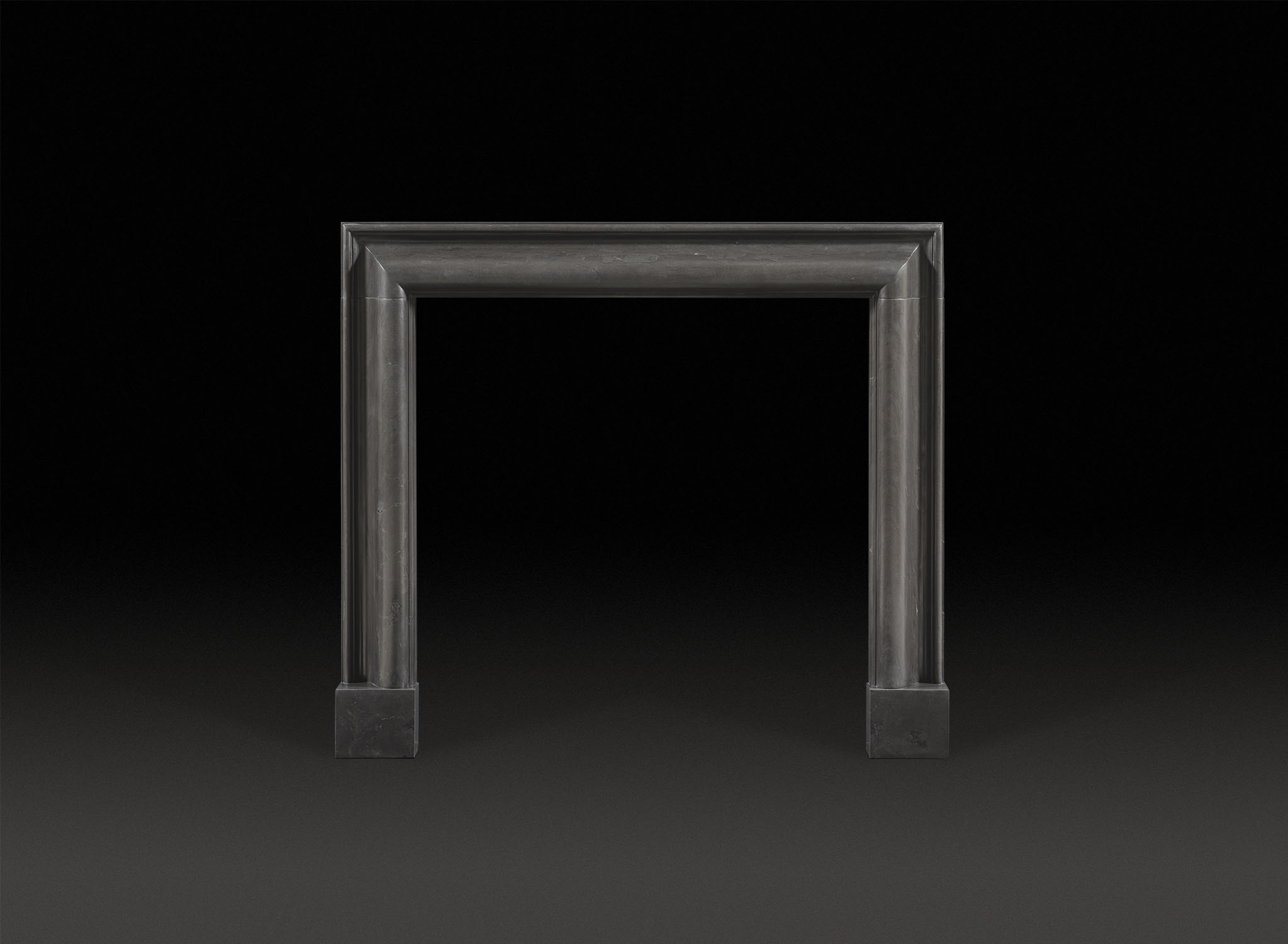 Jamb Bolection Black Marble fireplace