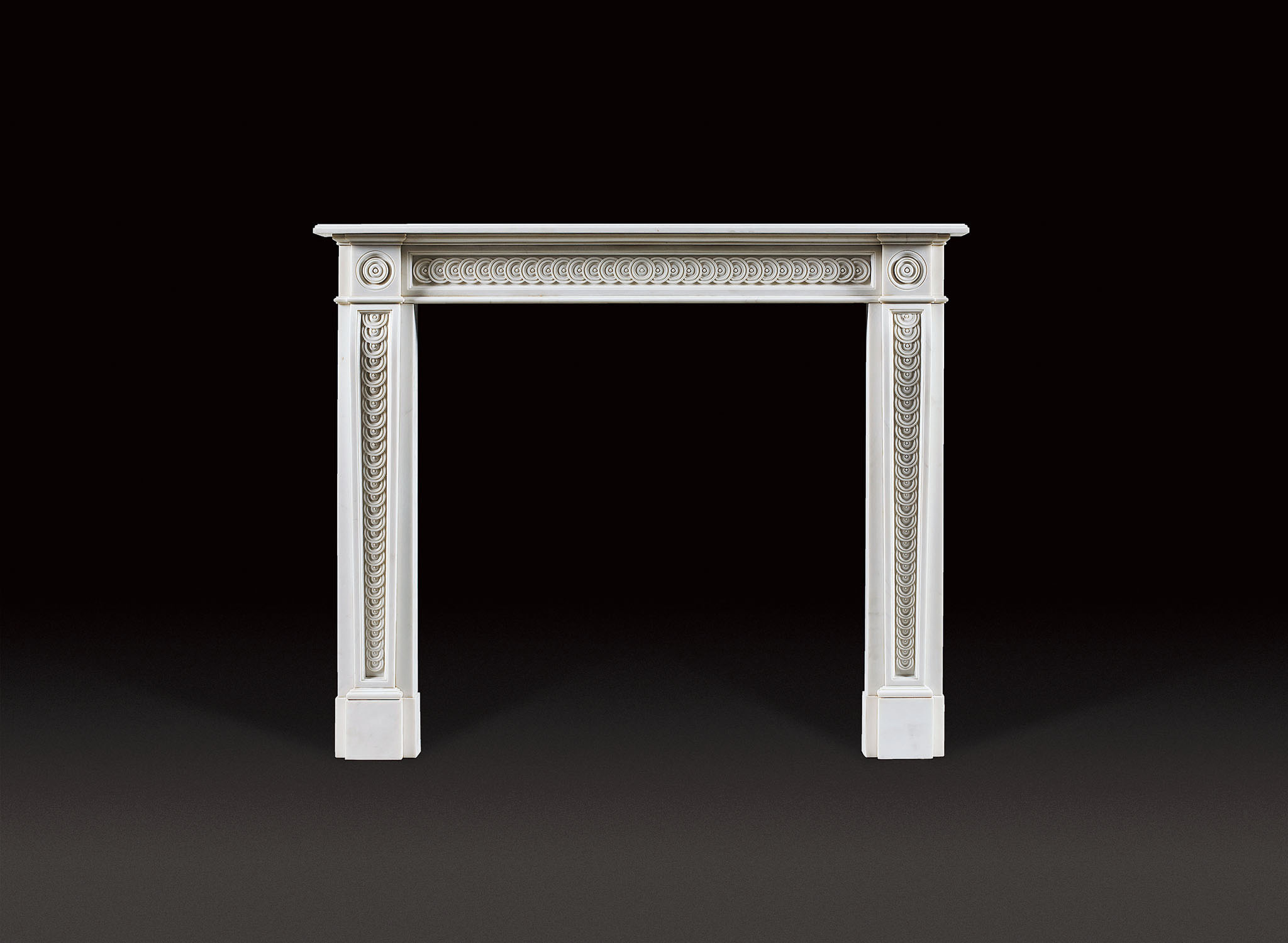 Jamb Burford White fireplace