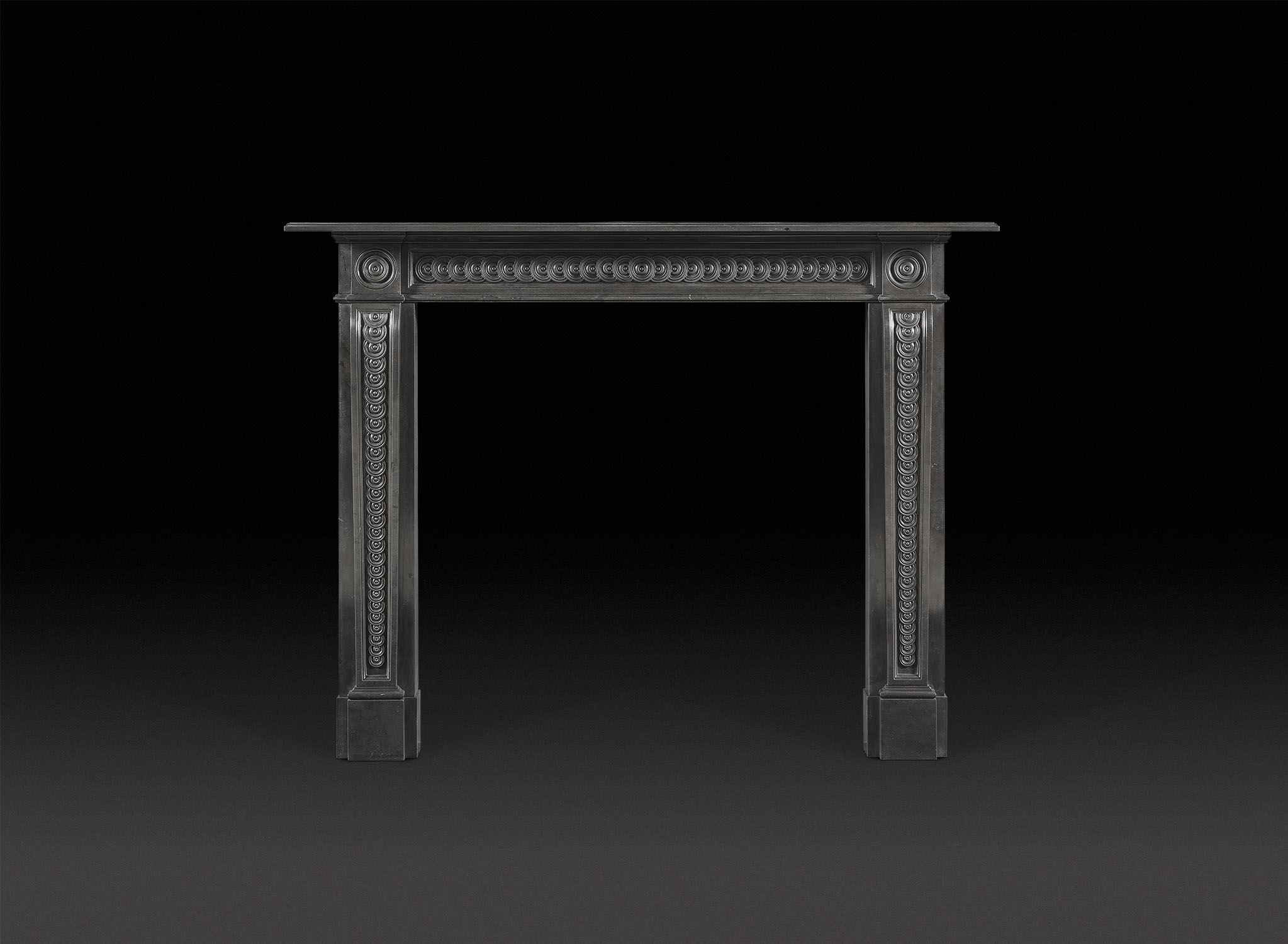 Jamb Burford Black fireplace