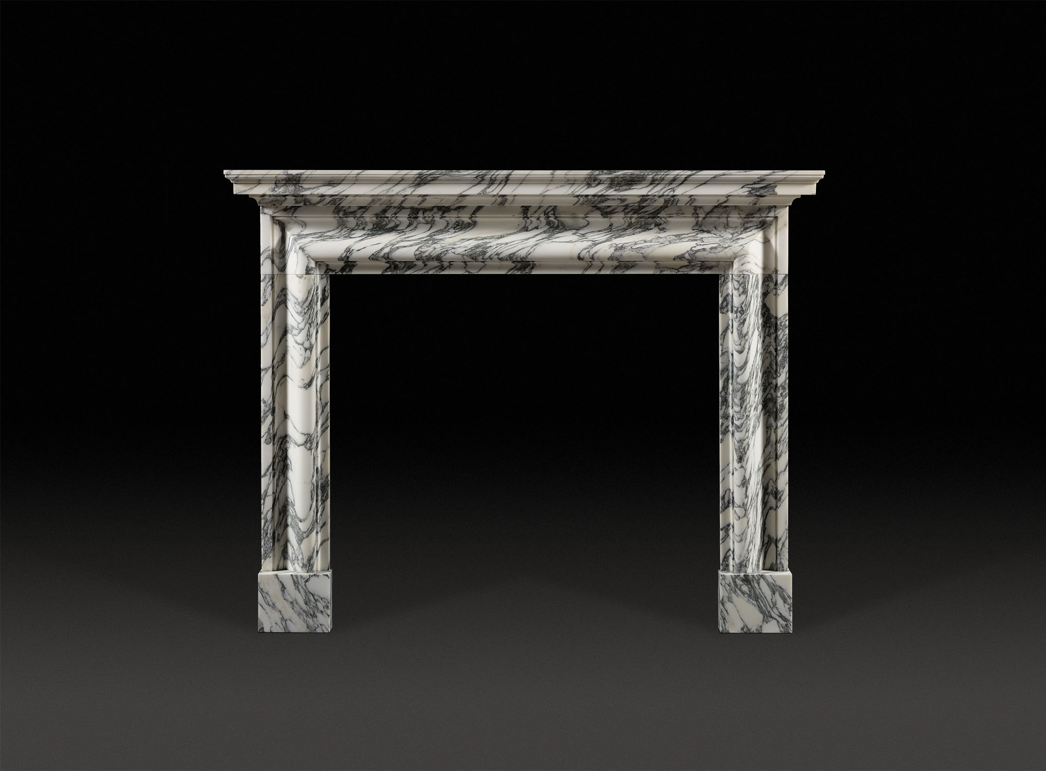 Jamb Burnley Breche fireplace