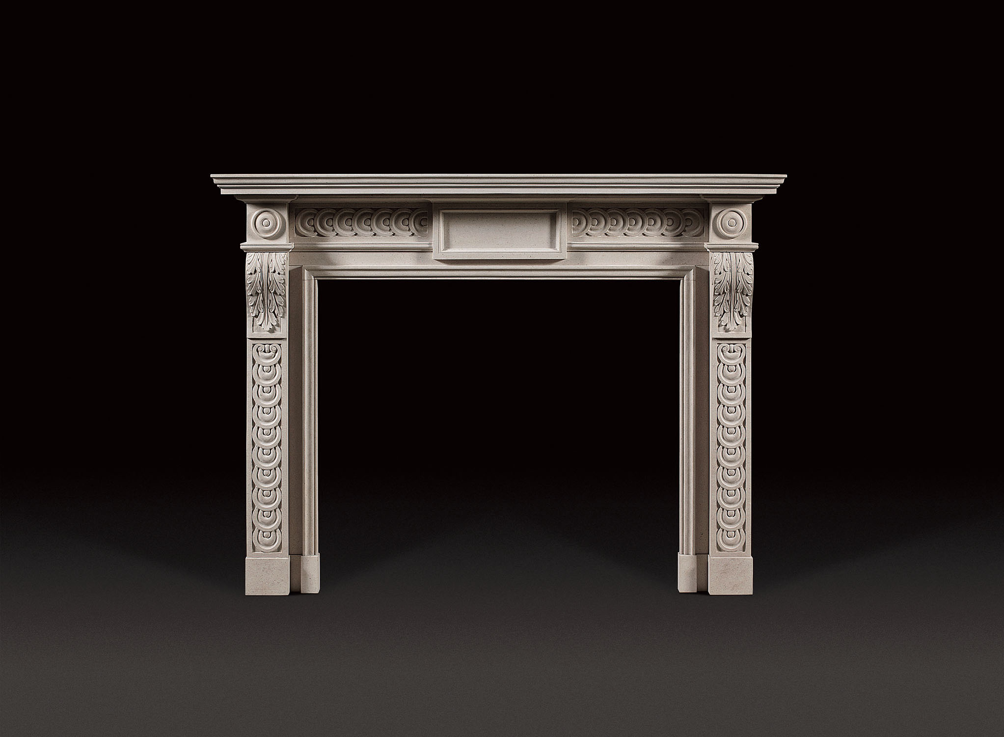 Jamb Garendon fireplace