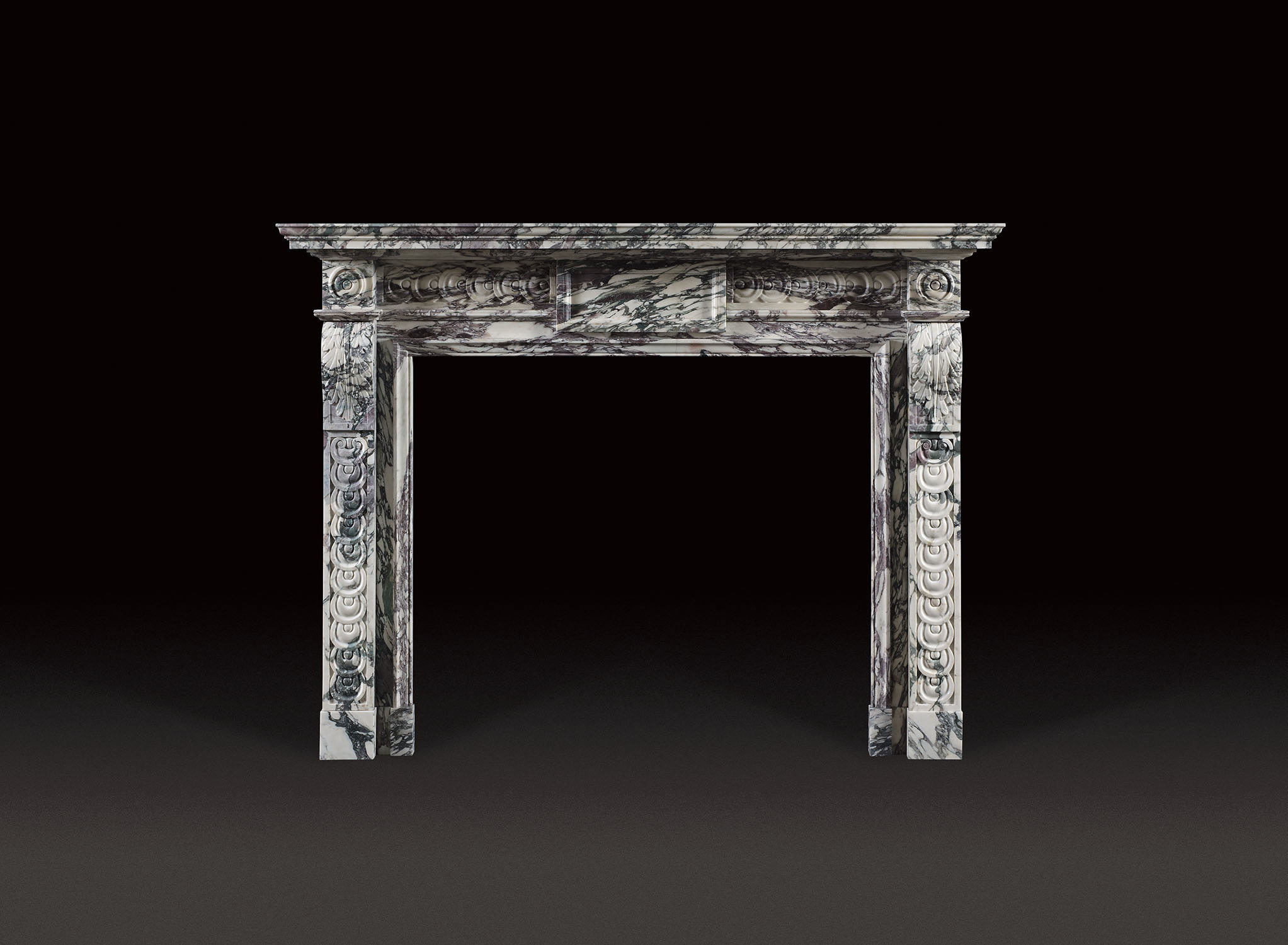 Jamb Garendon fireplace
