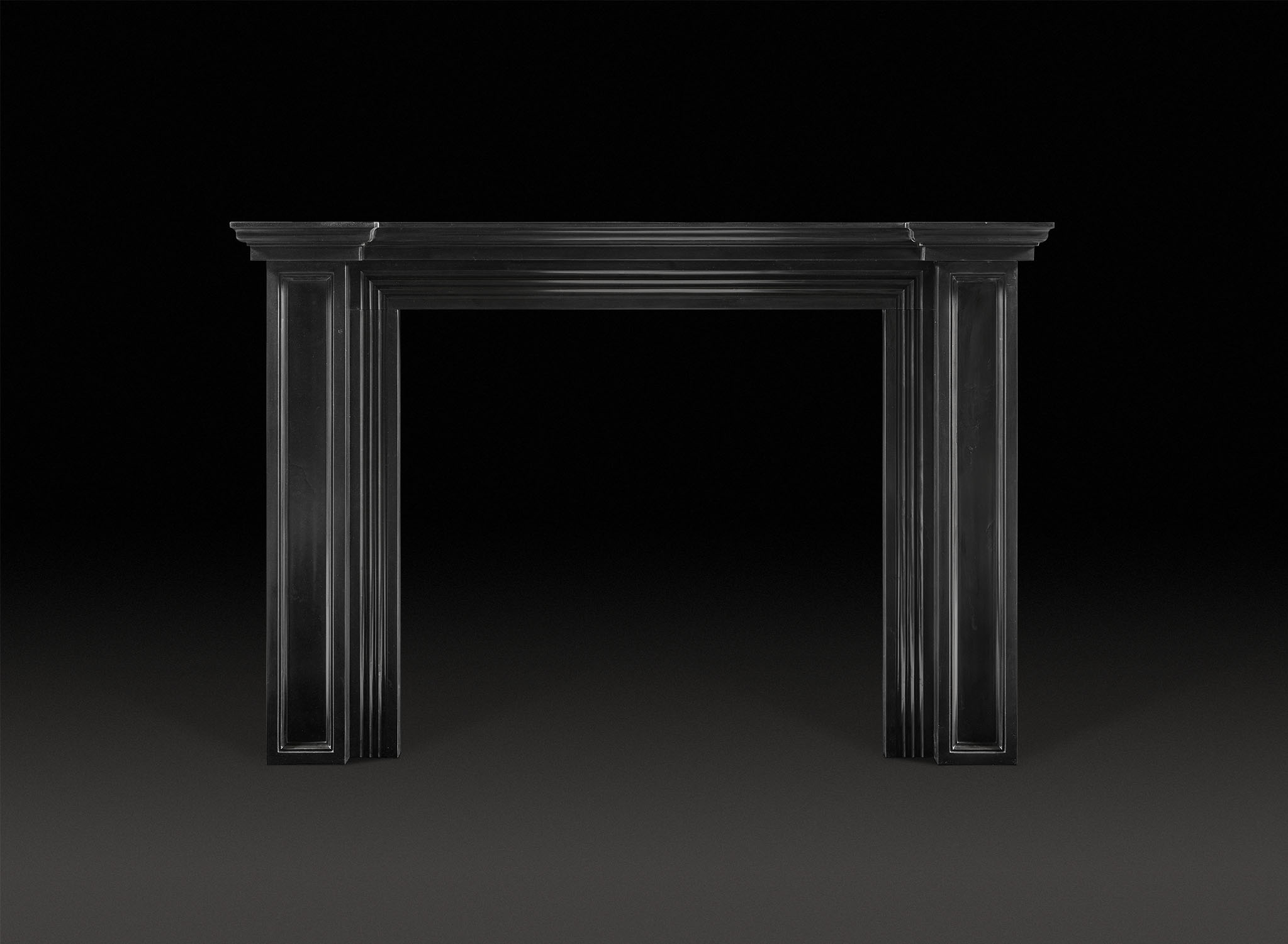 Jamb Holwood Black fireplace