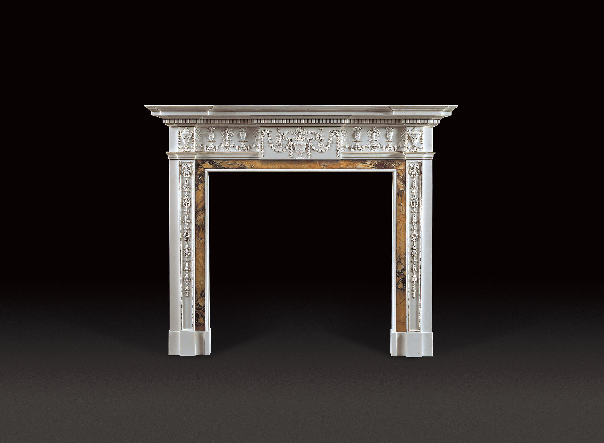 Jamb Poertman fireplace