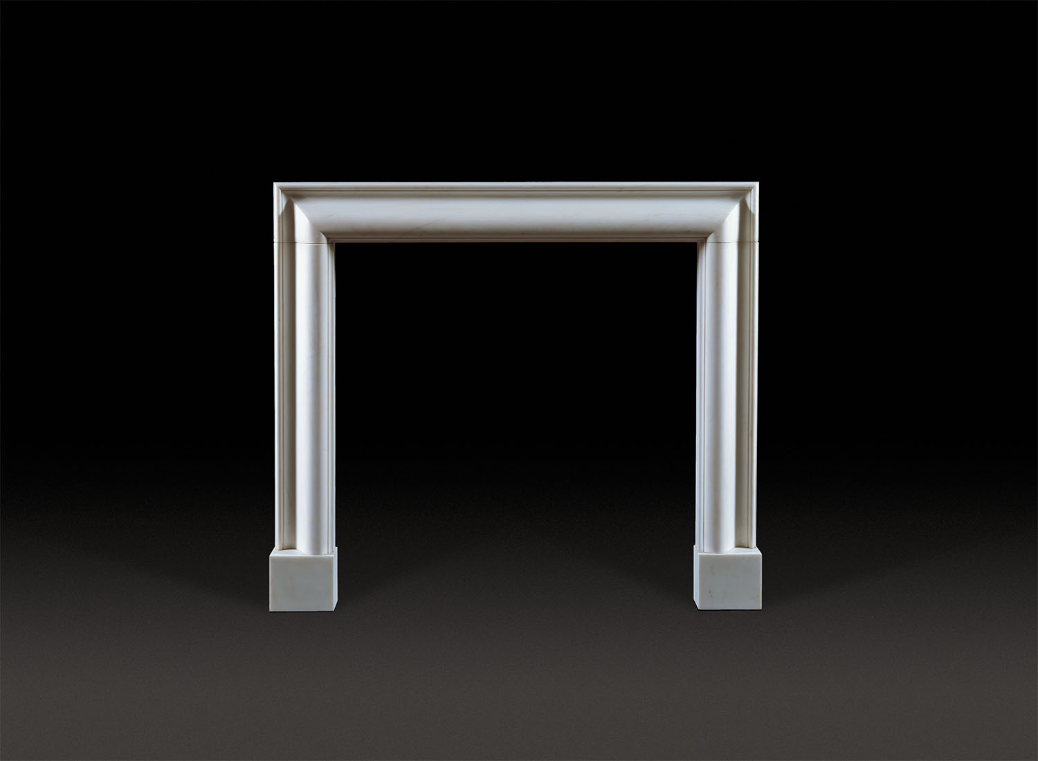 Jamb Bolection White Marble fireplace