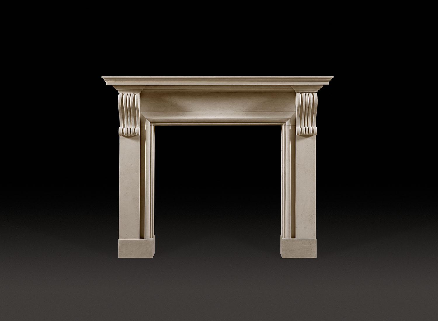Jamb Clinton fireplace