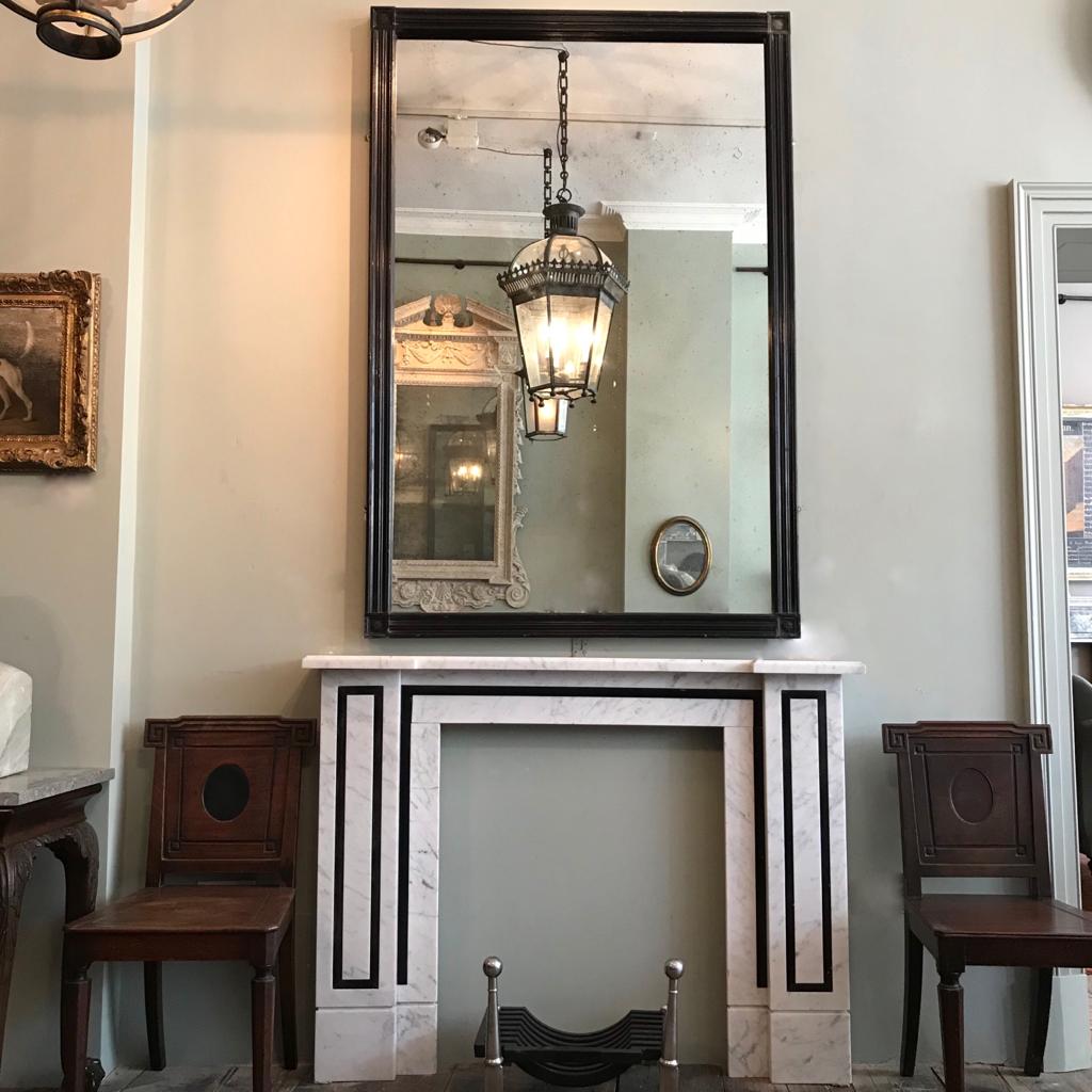 Jamb Regency period antique chimneypiece designed by Sir John Soane and originally from Pell Wall Hall in Shropshire.