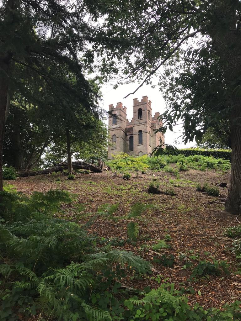The Belvedere tower built by Sir John Vanburgh.