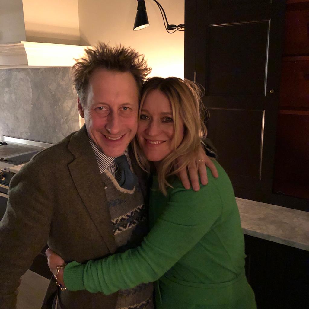 Charlotte and I back in New York, where we originally met.