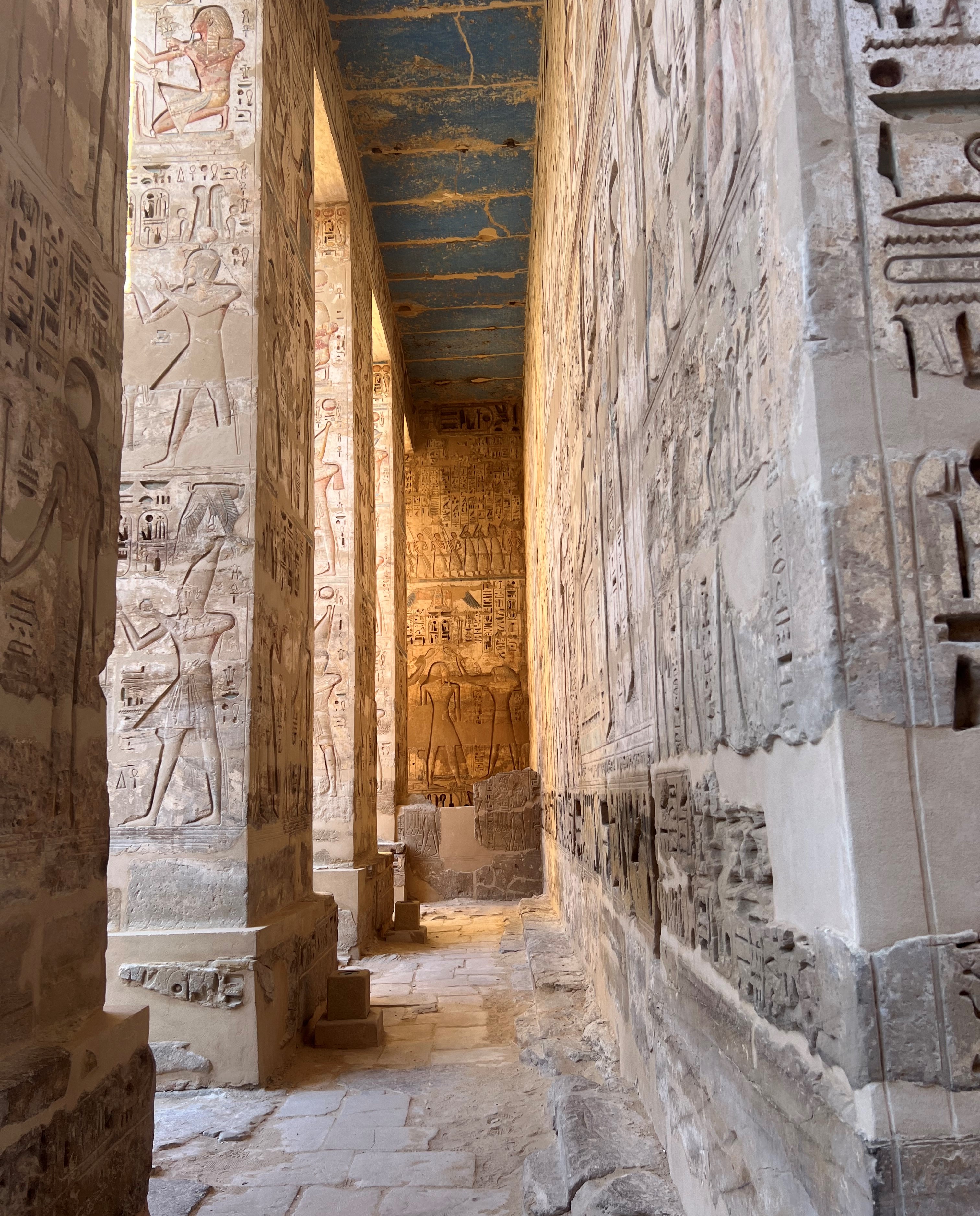 During half term, we took the children to Egypt.
